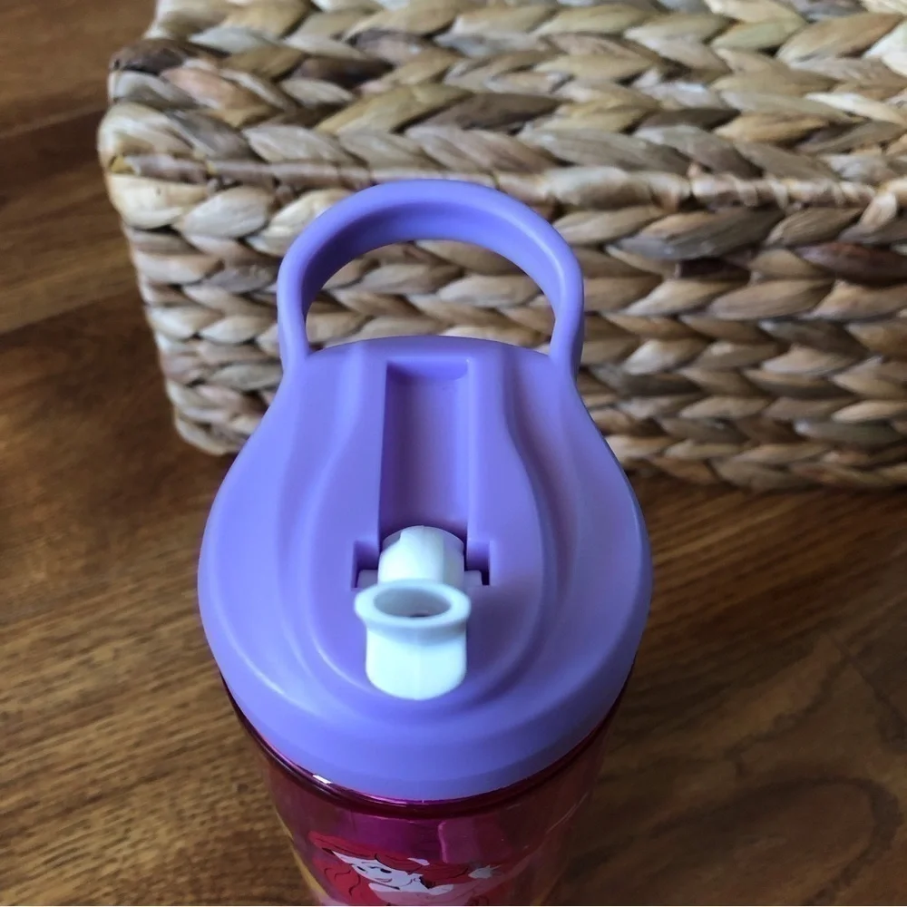 Disney: Princess water bottle with straw